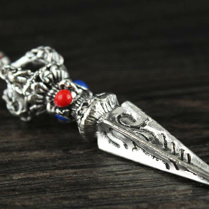 Tibet Om Mani Padme Hum Vajra Dorje Spiritual Car Hanging Decoration - image 6