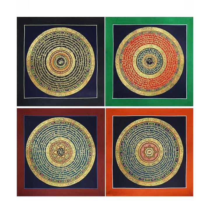 Buddha Stones Tibetan Handmade Thangka Painting Spiritual Blessing Blind Box Random Color Pattern - image 23