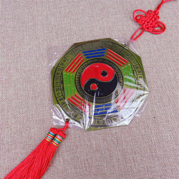 Feng Shui Bagua Map Chinese Knotting Harmony Energy Map Mirror - image 26