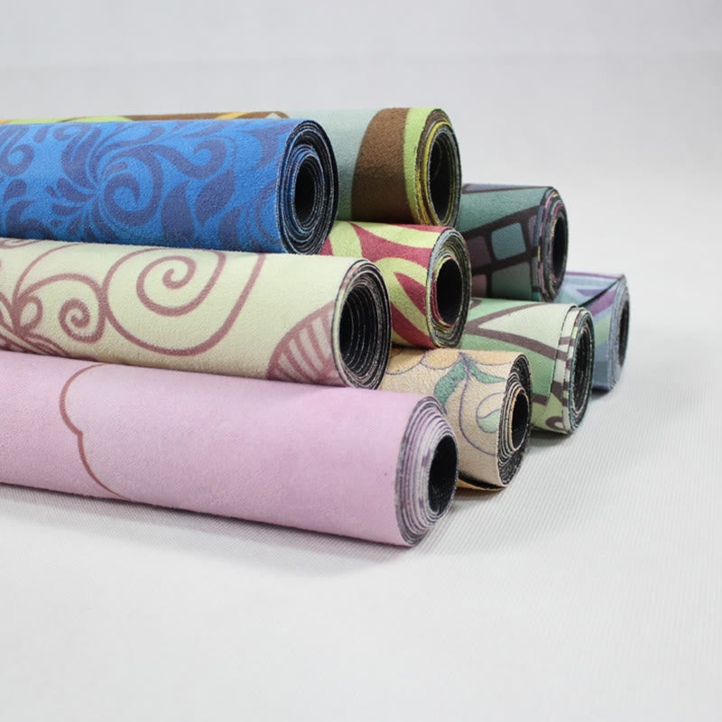 Buddha Stones Tibetan Mandala Elephant Lotus Koi Fish Mindful Natural Rubber Yoga Mat Decoration - image 20
