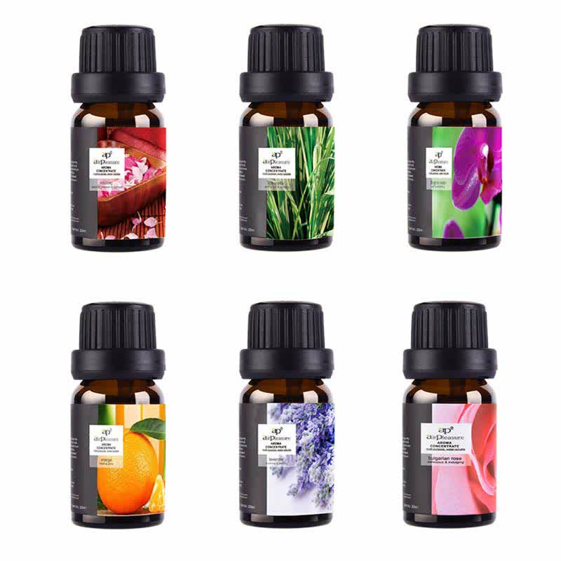 Buddha Stones 6Pcs Lavender Orange Jasmine Lemongrass Soothing Aromatherapy Healing Essential Oils Set - image 5