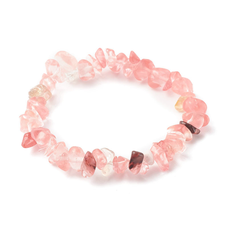 Buddha Stones Amethyst Lazurite Various Crystal Stone Healing Positive Bracelet - Pink Crystal - image 19