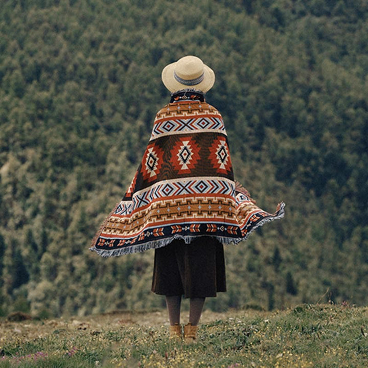 Geometric Warm Comfortable Camping Home Office Bed Blanket - image 13