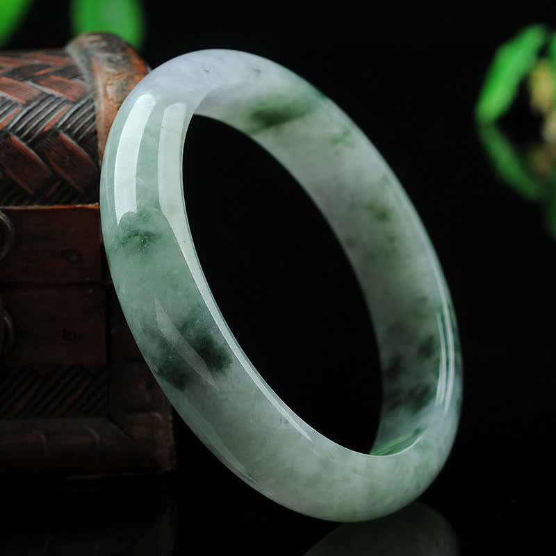 Buddha Stones Jade Luck Blessing Prosperity Bracelet Bangle - image 1