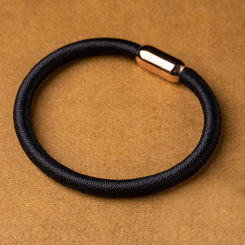 Buddha Stones Tibetan Handmade King Kong Knot Protection Magnetic Buckle Braided Bracelet - image 19